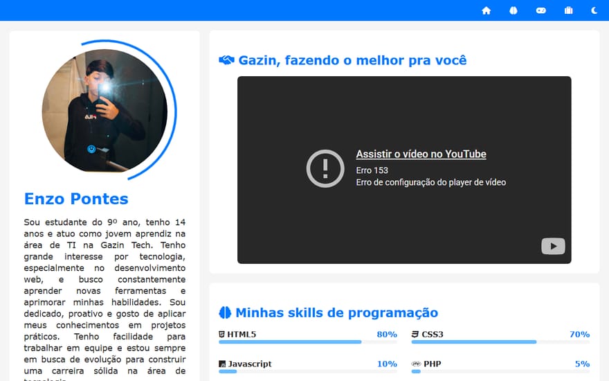 Projeto Portfólio